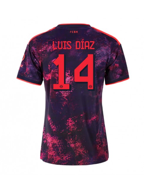 Bayern Munich Luis Diaz #14 Ausweichtrikot für Frauen 2026-27 Kurzarm Bayern Munich Luis Diaz #14 Ausweichtrikot für Frauen 2026-27 Kurzarm